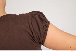 Arm Whole Body Woman Animation references Casual Shirt T shirt Average Studio photo references